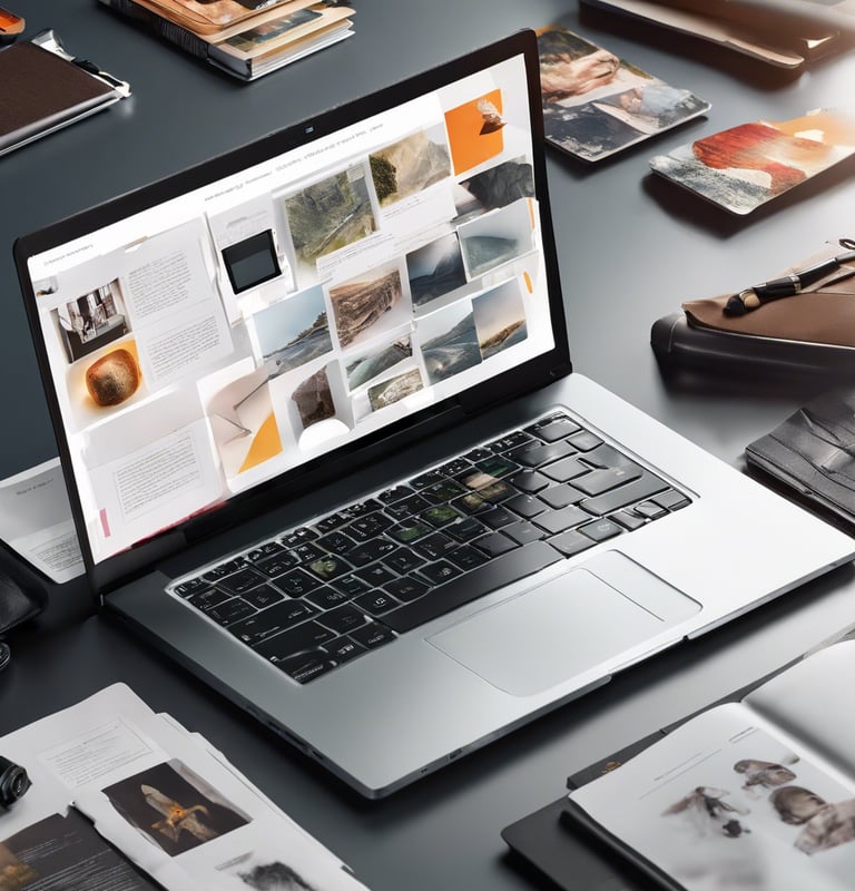 Allysson Caetano | designer gráfico criando um novo layout atraente