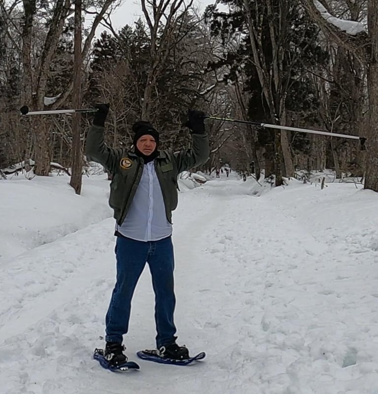 Skiing in Japan