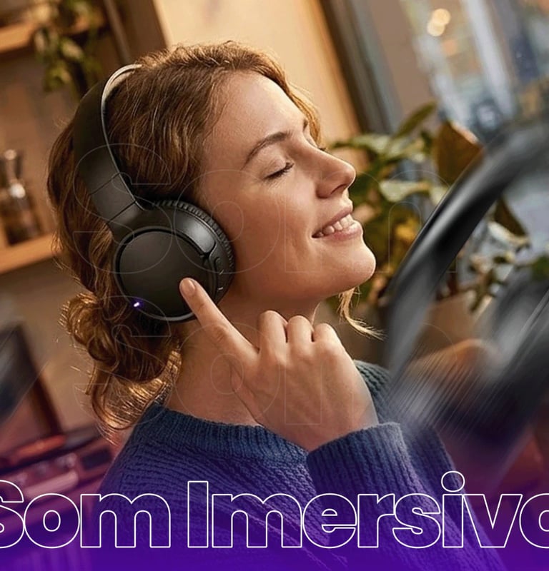 Fone de Ouvido Bluetooth 5.0 Sem Fio