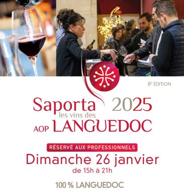 Salon des Vins du Languedos au Mas de Saporta