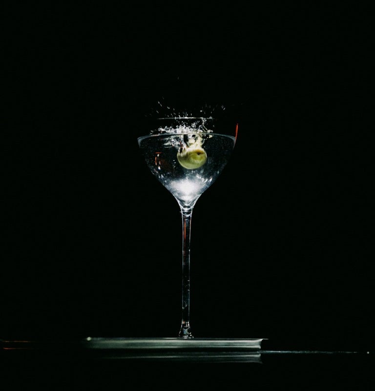 vodka martini olive le pèle