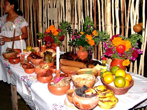 altar de janal pixan plano