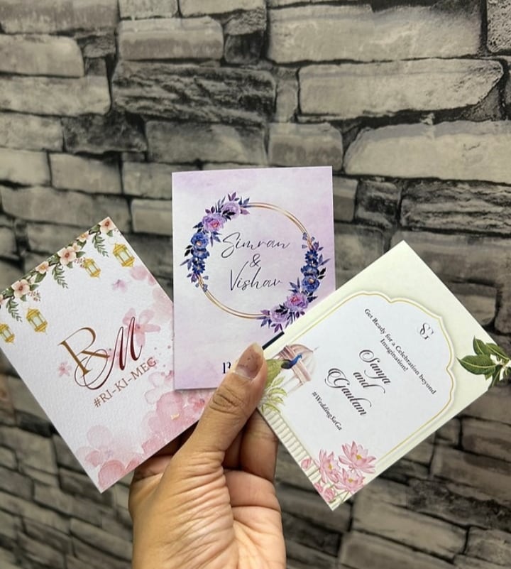 Twofold Itinerary card by Geet Events