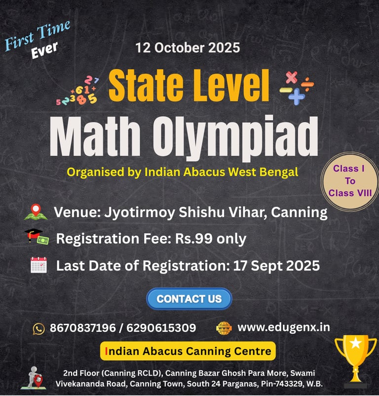 State Level Math Olympiad 2025 