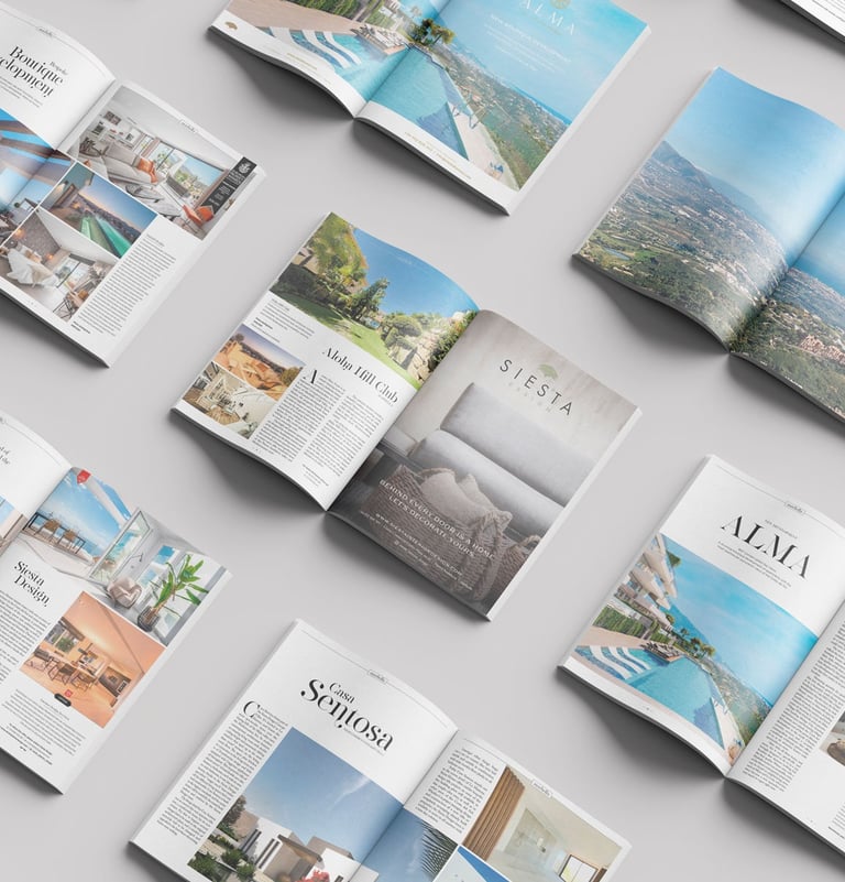 Multiple article spreads 