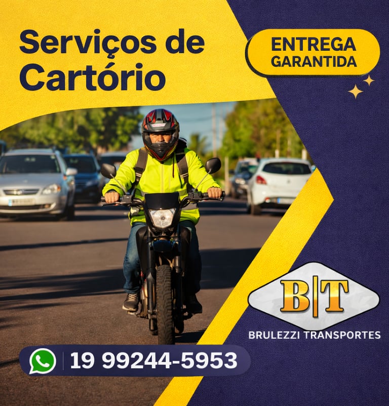 Entrega de Campinas para São Paulo com motoboy