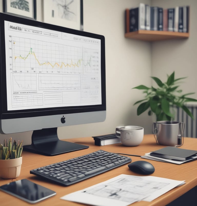 A technician installing an electric vehicle charging station surrounded by green plants.