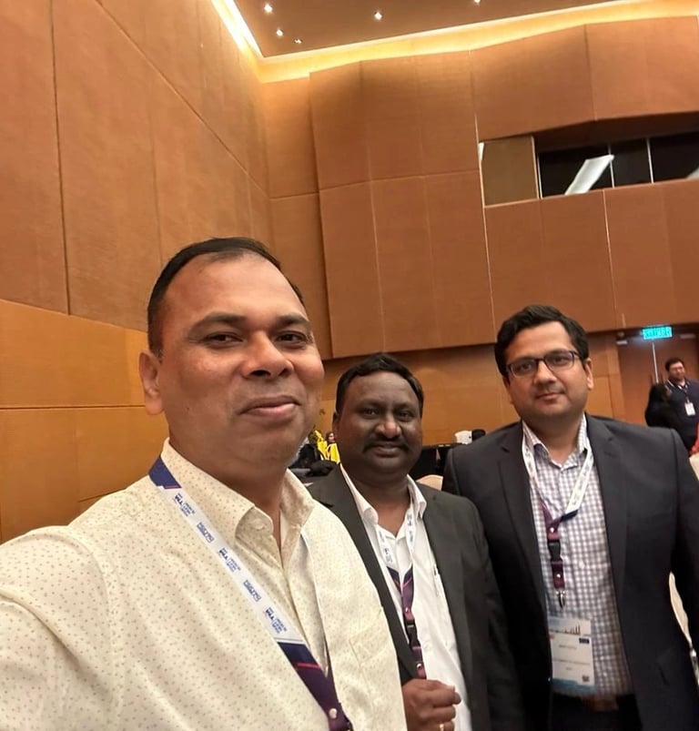 White Shirt is Lt. Col. Dr. Santhosh Khadsare Anish Gupta Sir, CBI Director, Govt. of India Vimal