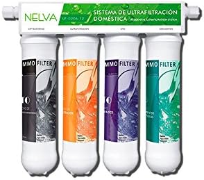 Sistema de ultrafiltración doméstica de cuatro etapas con cartuchos de filtración avanzados