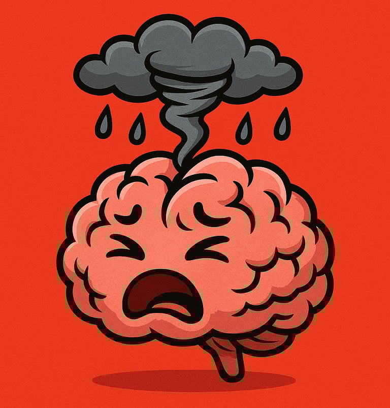 Stormy Brain Buddy Red Zone ADHD Capacity