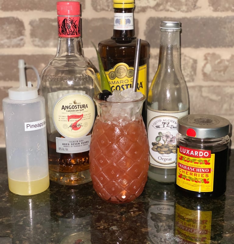 rum pineapple angostura orgeat