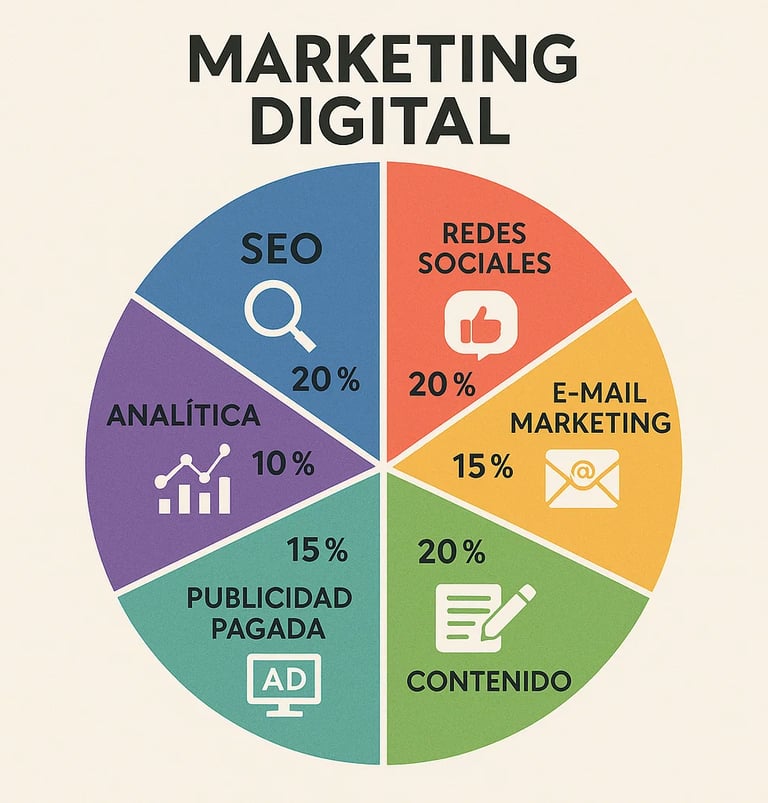 Componentes esenciales del marketing digital básico para empresas