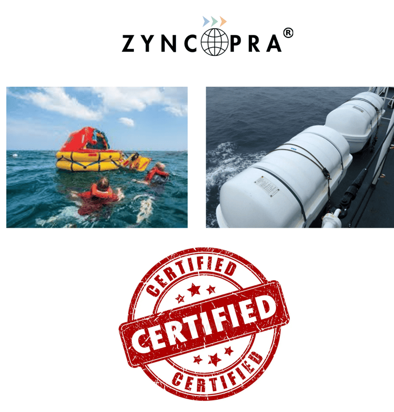certified marine equipment.