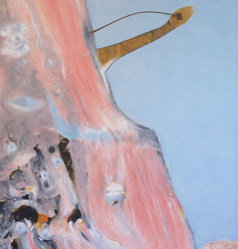 Landscape 10. Oil on canvas. 2023. 122 x 153 cms.