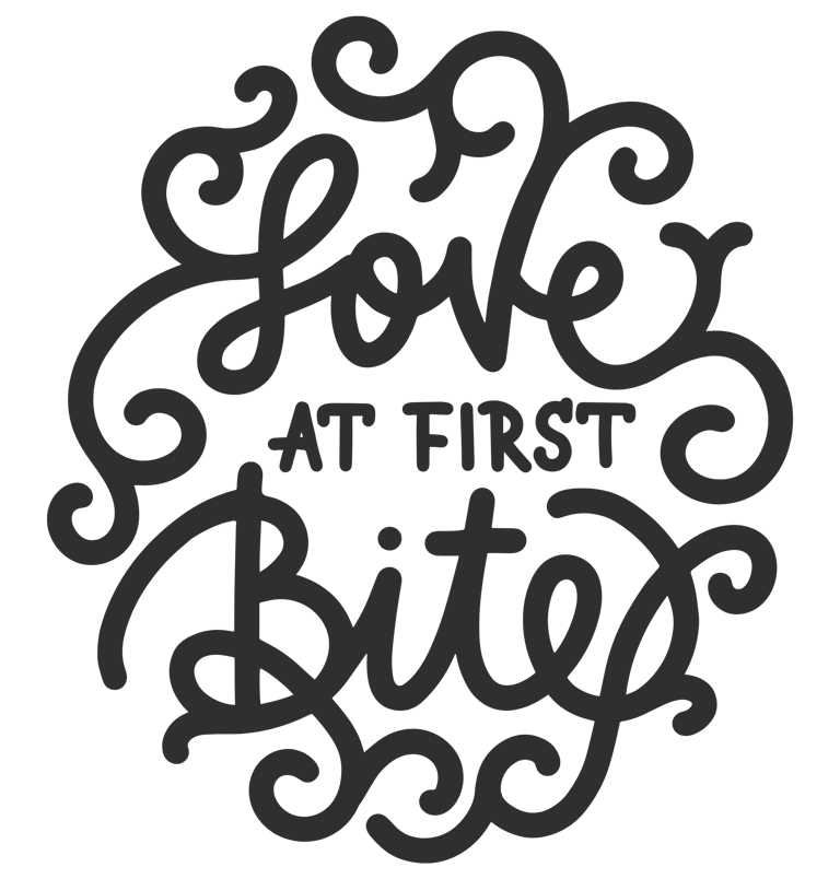 a black and white love at first bite