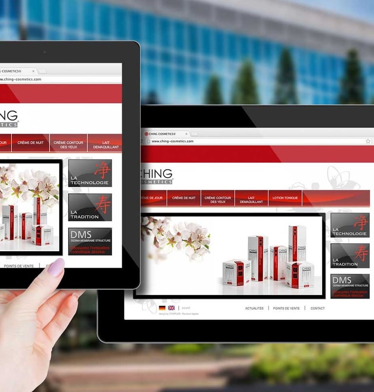 Site responsive tablettes