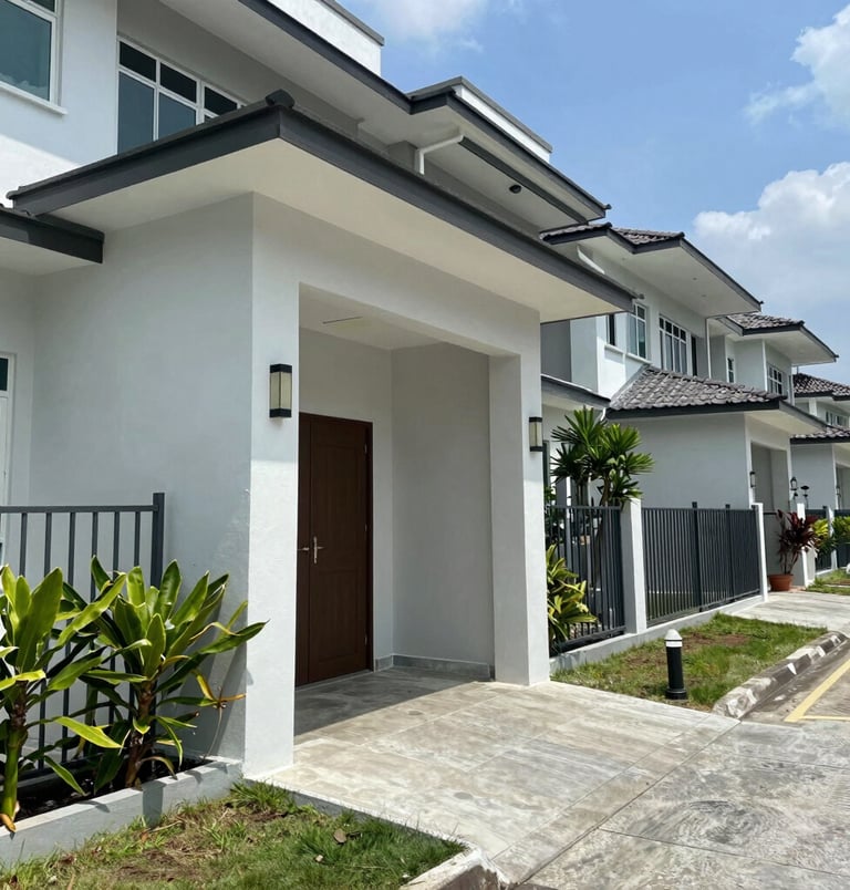 Technician checking HVAC system controls inside a modern commercial building.