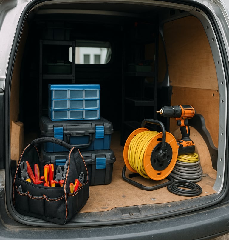 electrician in Bedworth tools 