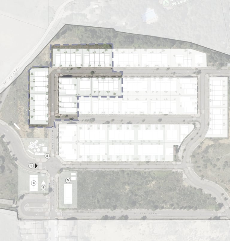 Plano fase 1 residencial Valdeleón