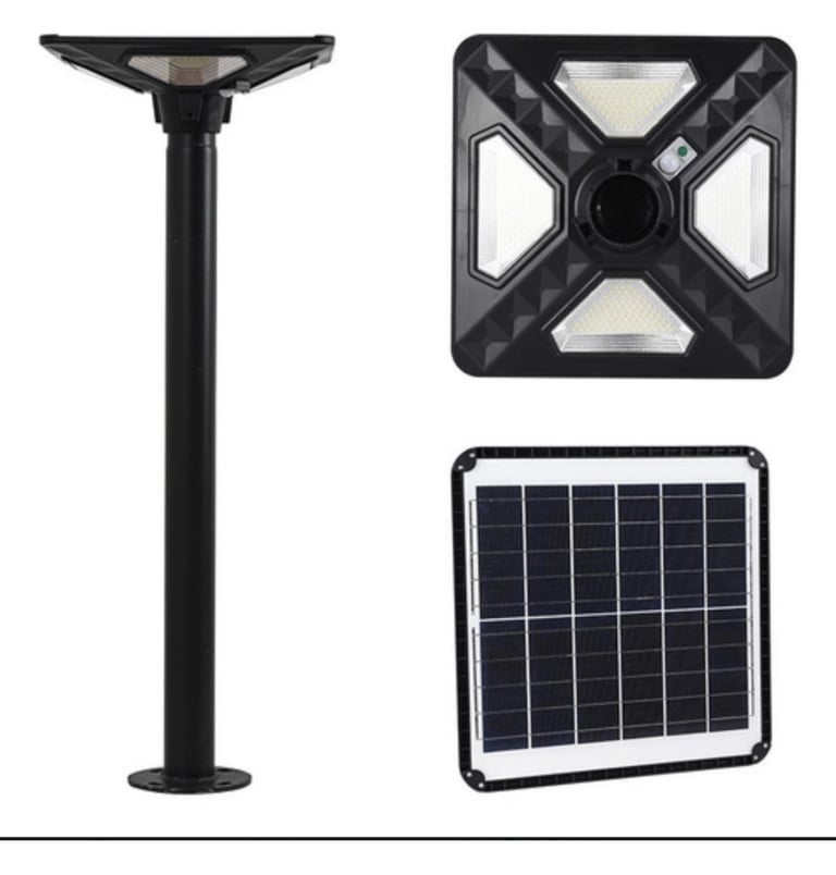 PUNTA DE POSTE SOLAR LED