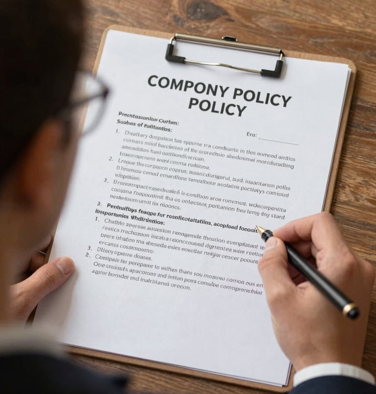 Photography of a professional site supervisor wearing a hard hat and high-visibility vest, reviewing structural blueprints at a modern residential construction site in a North American / US suburb. Bright daylight, clean and organized workspace, conveying reliability and expertise. Palette features charcoal and soft off-white.