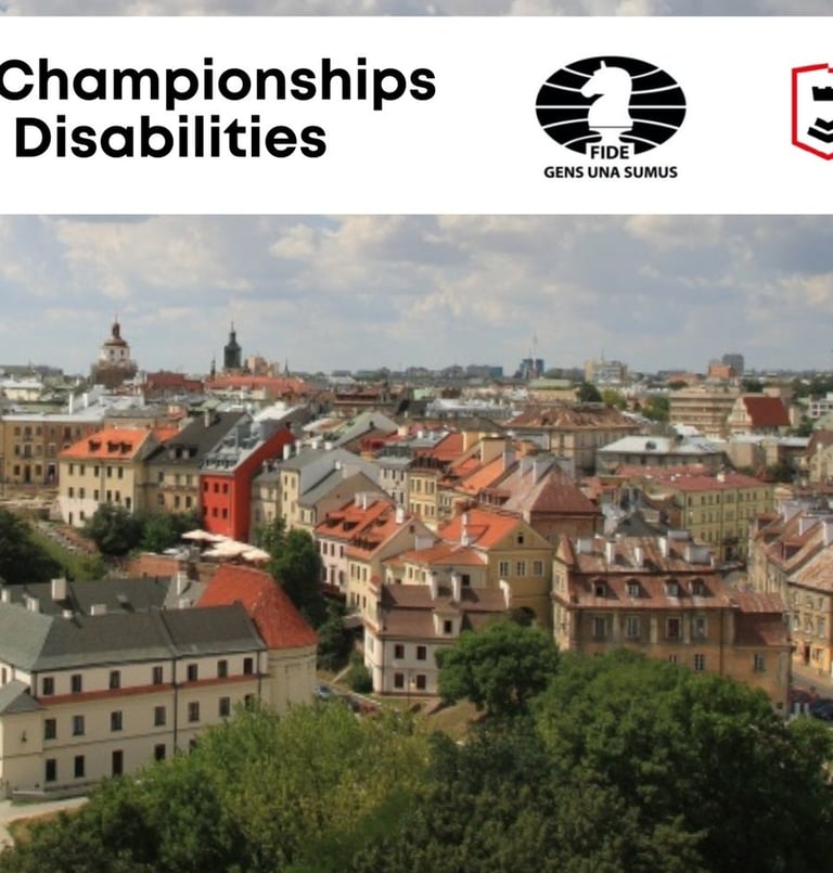 5th World Chess Championships for People with Disabilities 2023 in Poland. FIDE Chess