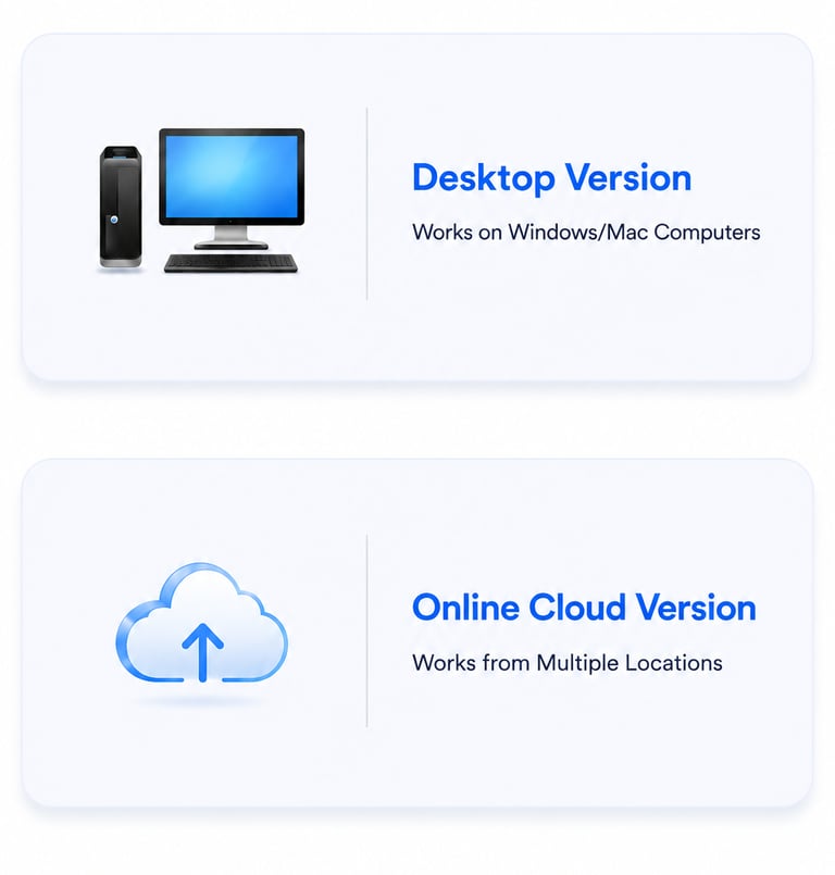 desktop clod software for exports