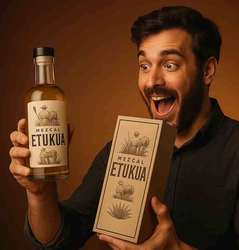 Grupo de amigos disfrutando cata de mezcal artesanal con procesos transparentes