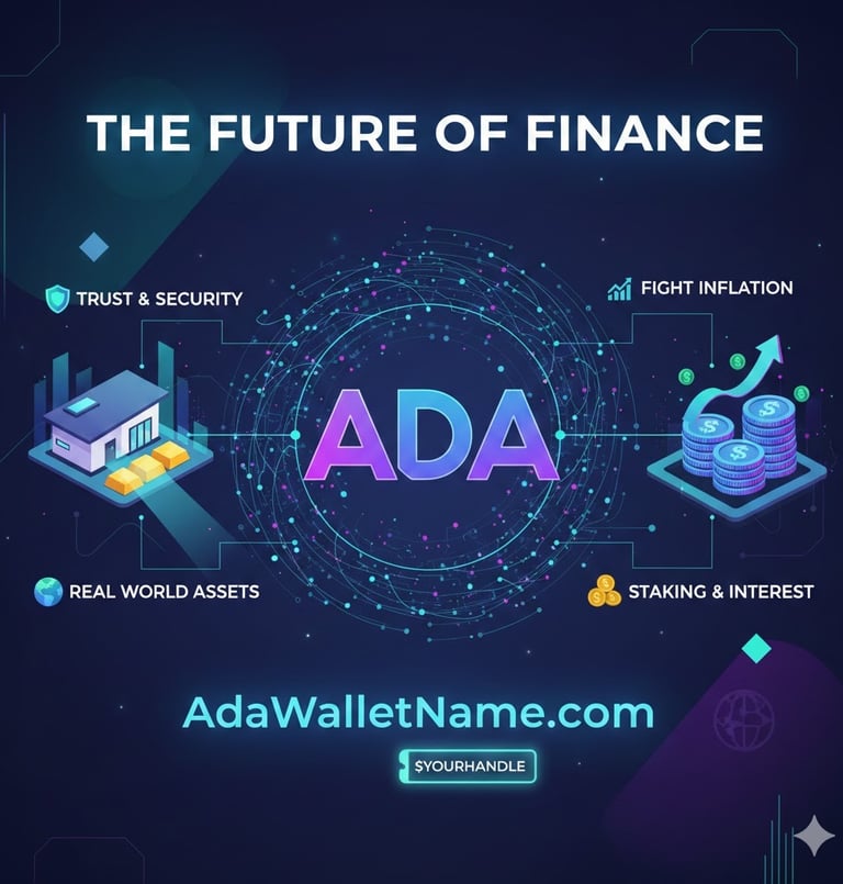 The Future of Finance: Why Cardano (ADA) and Personalized Wallet Names are Redefining Wealth