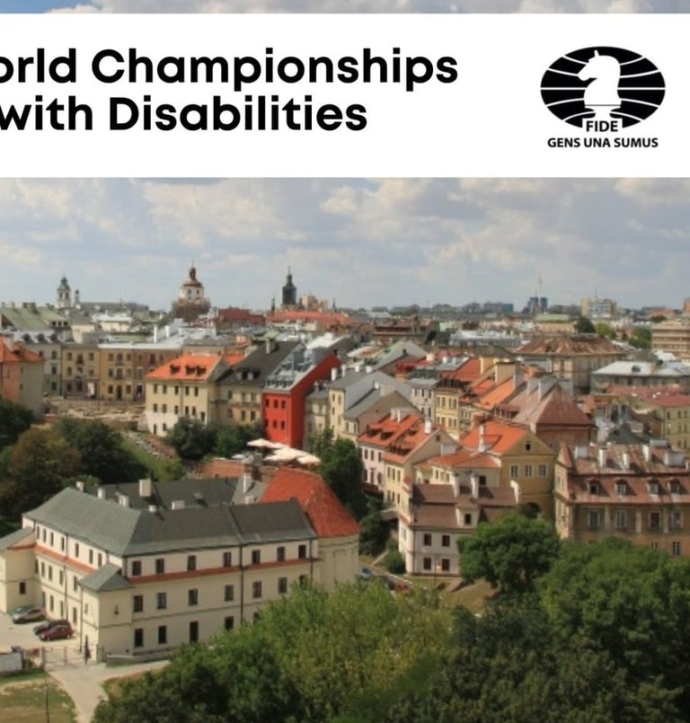 5th World Chess Championships for People with Disabilities 2023 in Poland. FIDE Chess