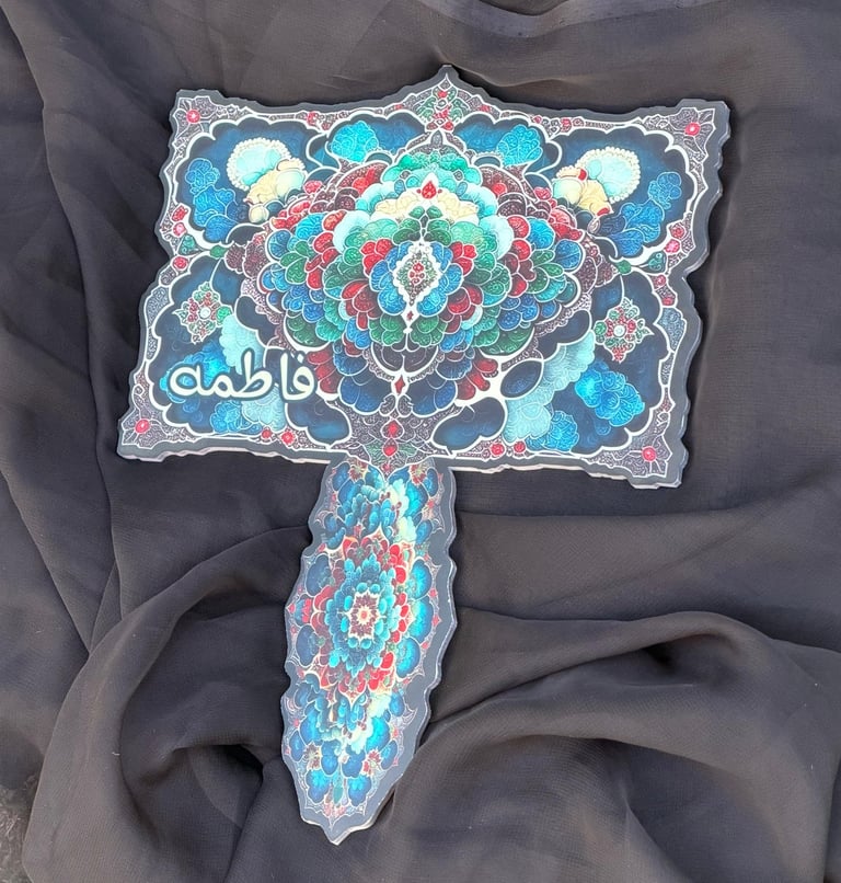 Custom Acrylic Hand Mirror Back