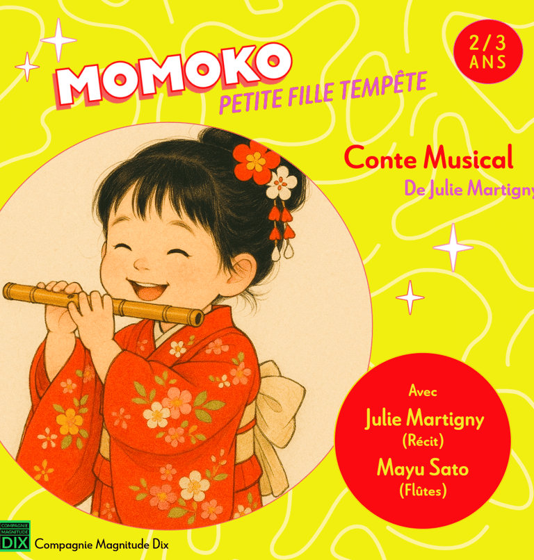 Affiche "Momoko, petite fille tempête"