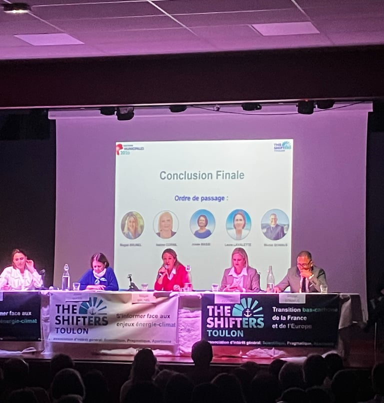 Sonorisation et éclairage pour débat public DJ