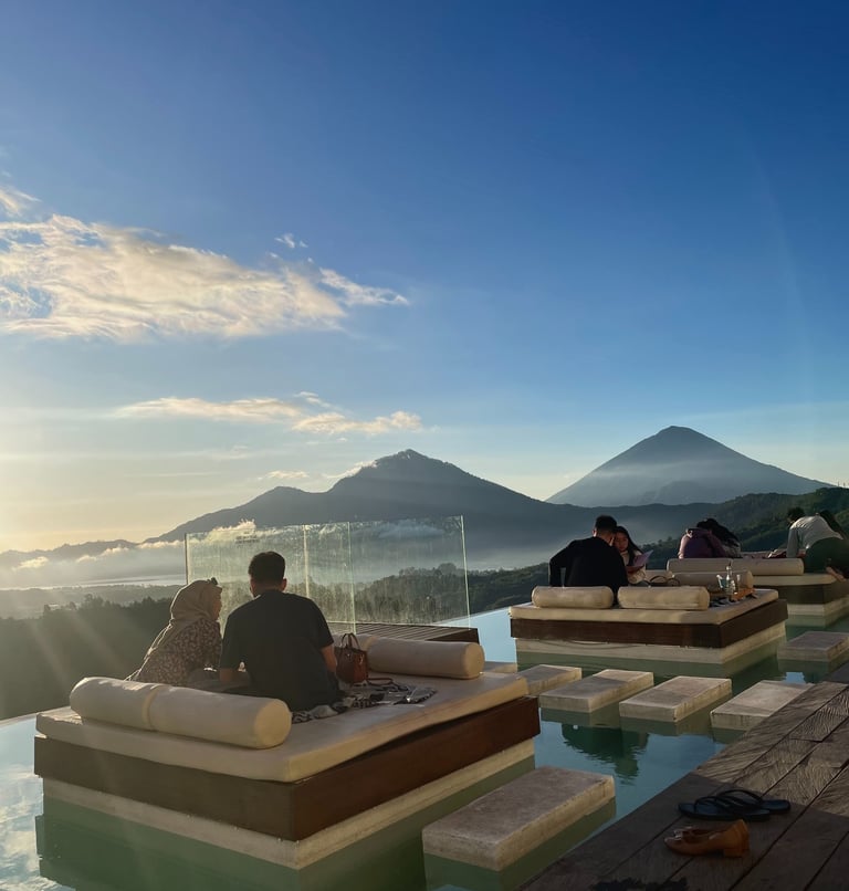 bali widok na wulkan