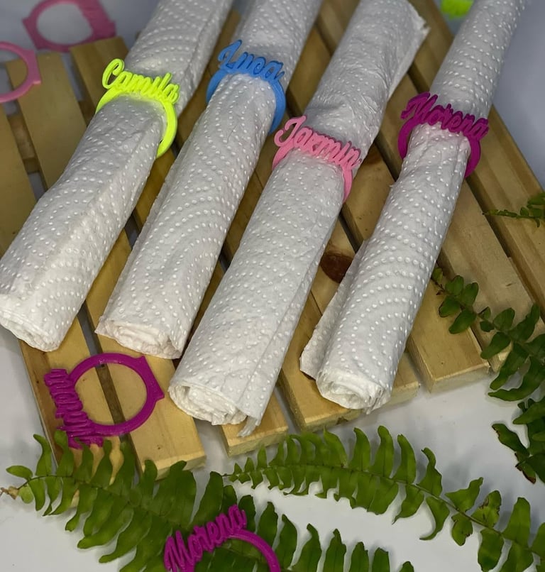 Servilletero personalizado eventos de kreaZIN.