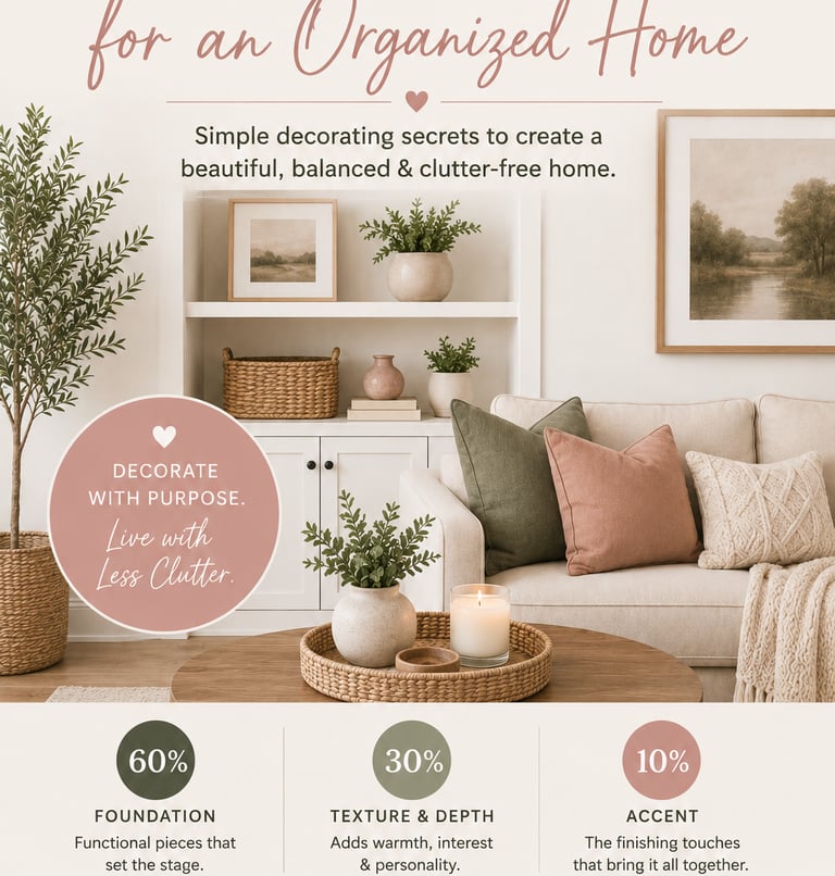 60-30-10 rule for home organization