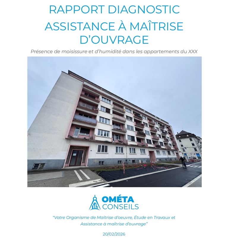 courverture d'un rapport diagnostic de copropriété