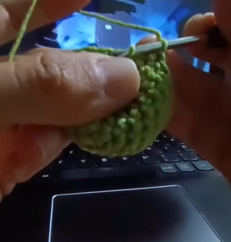 Aprendiendo a tejer crochet