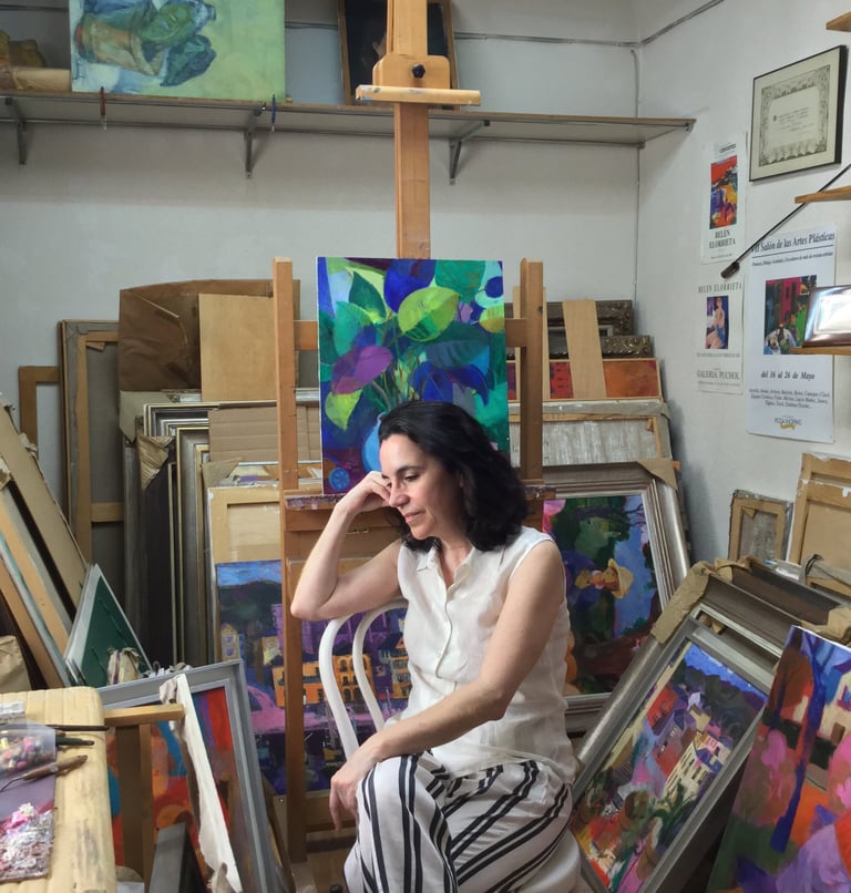 Belen Elorrieta Artista estudio biografia sobre mi