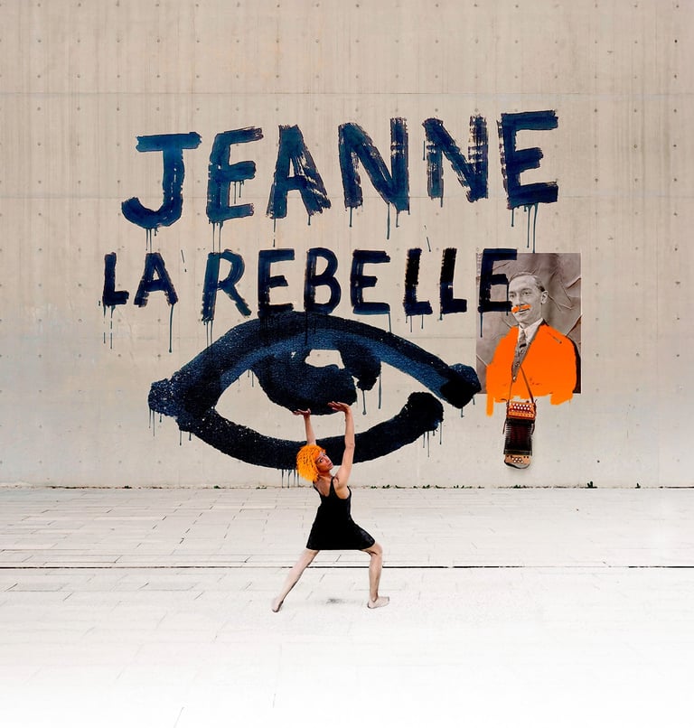 Spectacle - Jeanne La Rebelle - Cie Balagan - Illustration Martin Verdet - Artéphile Avignon OFF 2026