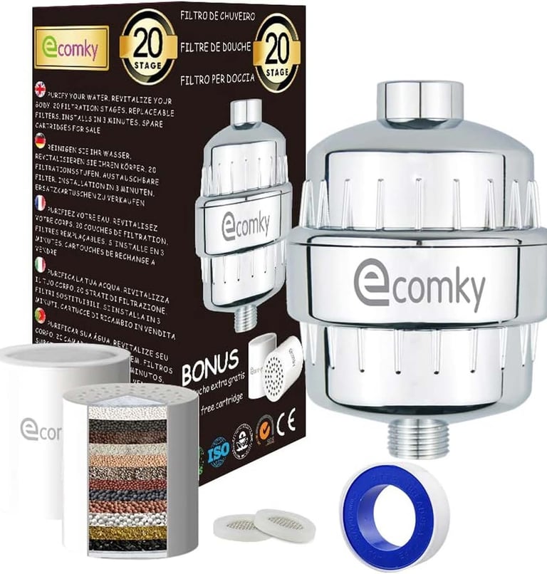 Ecomky Filtro Ducha 20 Etapas