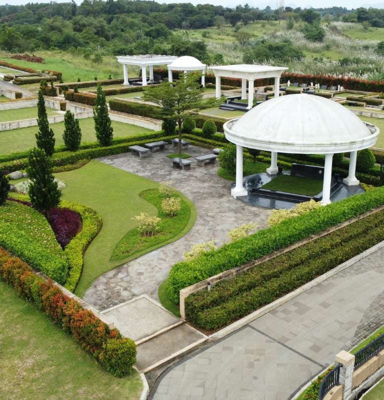 San diego hills memorial park karawang makam serenity dengan posisi paling atas menawarkan keindahan