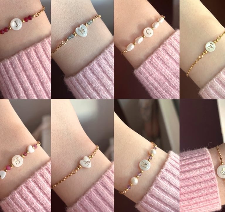 Bracelets personnalisés en pierre naturelle