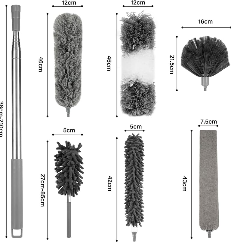 a set of brushes and brushes for cleaning the floor
