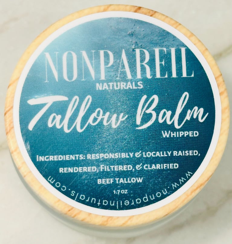 beef tallow all-natural skincare products