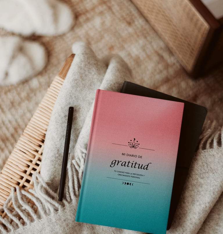 Nuestros diarios de gratitud, cursos y meditaciones están diseñados para acompañarte en un proceso de transformación real, pr