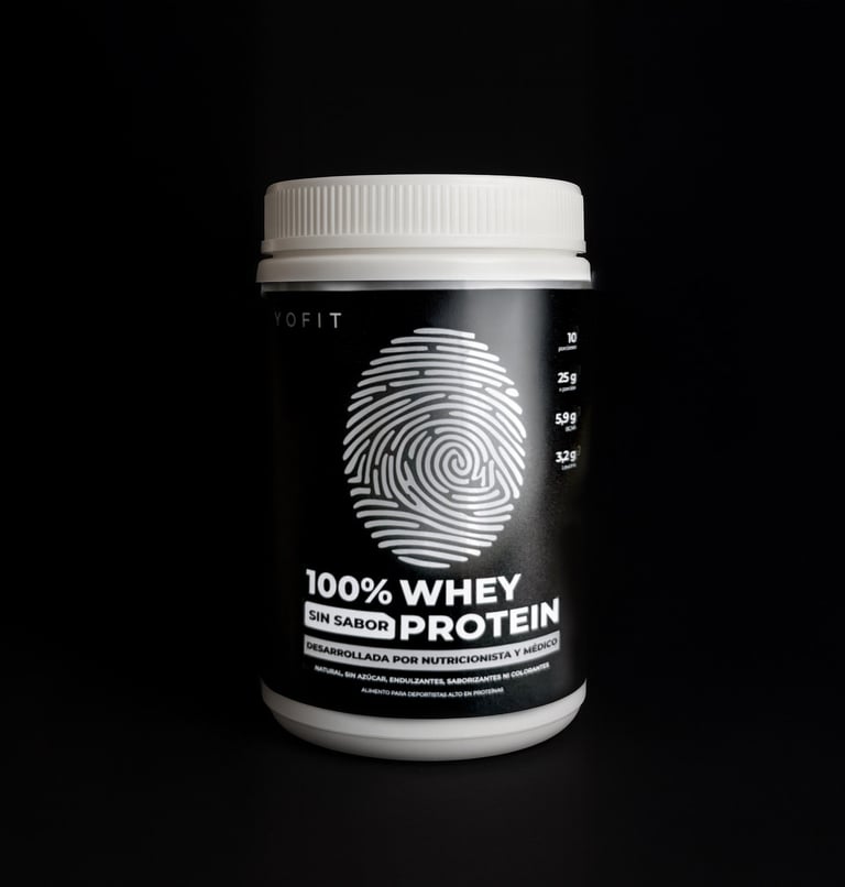 YOFIT Proteína 100% Whey - Pureza total para recuperación diaria sin aditivos