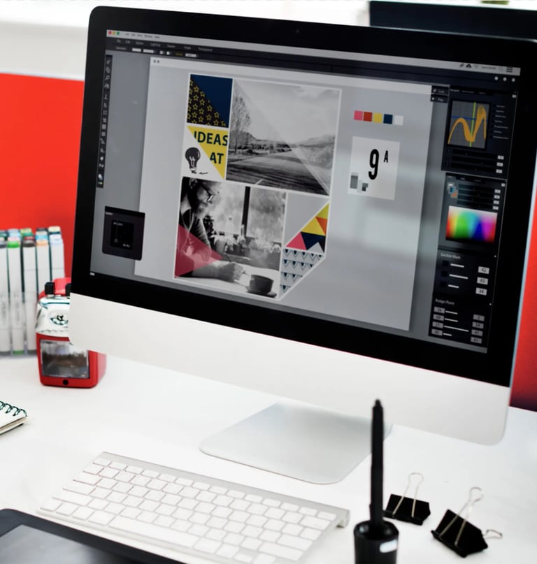 photo de service graphiste plume tours