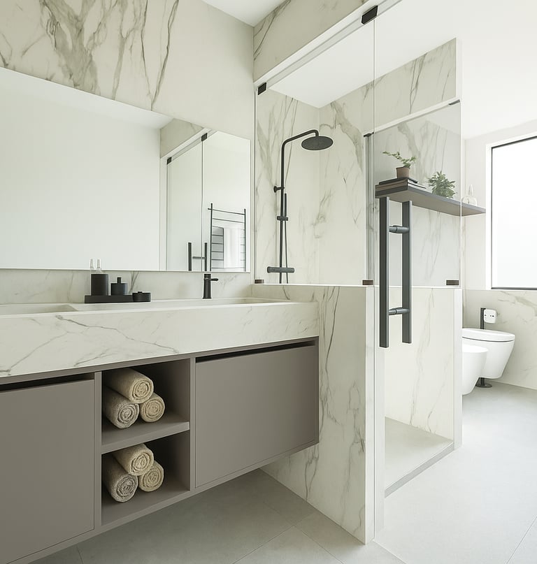 bagno in pietra naturale