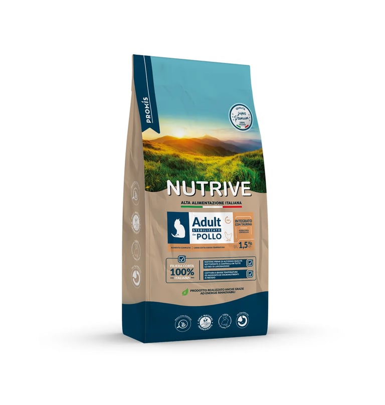 Adult Gatto Pollo Sterilizzato Monoproteico